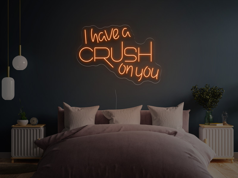 I have a CRUSH on you - Semn Luminos LED Neon